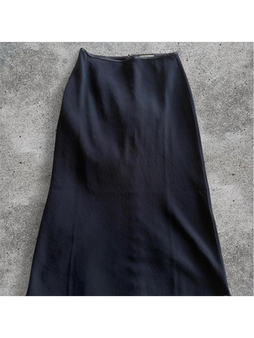 aritzia black devotion maxi skirt